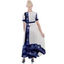 Hush Silence Quiet Secret Silent Button Up Short Sleeve Maxi Dress View2