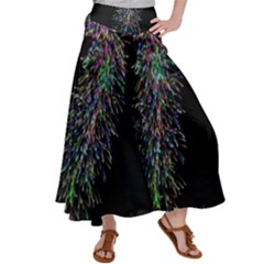 Galaxy Space Satin Palazzo Pants by Sabelacarlos