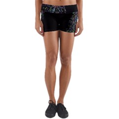 Galaxy Space Yoga Shorts by Sabelacarlos