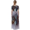 Geometry Diamond High Waist Short Sleeve Maxi Dress View2