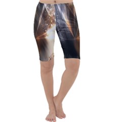 Flash Light Cropped Leggings  by Sparkle