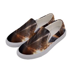 Flash Light Women s Canvas Slip Ons by Sparkle