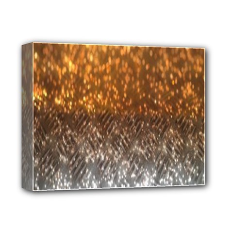 Glitter Gold Deluxe Canvas 14  X 11  (stretched) by Sparkle