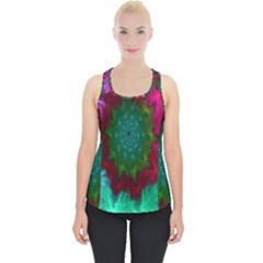 Rainbow Waves Piece Up Tank Top by Sparkle