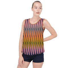 Zappwaits - Your Bubble Hem Chiffon Tank Top by zappwaits