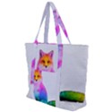 Rainbowfox Zip Up Canvas Bag View1