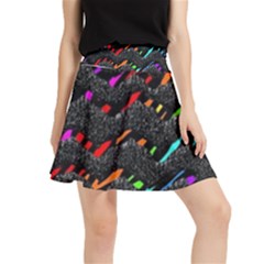 Rainbowwaves Waistband Skirt by Sparkle