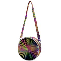 Rainbowwaves Crossbody Circle Bag by Sparkle