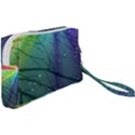 Rainbow Rain Wristlet Pouch Bag (Small) View2