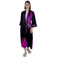 Abstract Tiles Maxi Satin Kimono by essentialimage