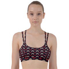 Fun Rainbow Stroke Line Them Up Sports Bra by tmsartbazaar