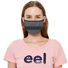 Bohemian Black Grey Cloth Face Mask (adult)