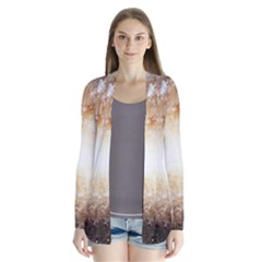 Galaxy Space Drape Collar Cardigan by Sabelacarlos