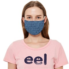 Blue Checkered Print Cloth Face Mask (adult)