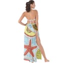 Tropical pattern Maxi Chiffon Tie-Up Sarong View2