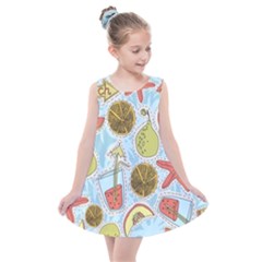 Tropical Pattern Kids  Summer Dress by GretaBerlin