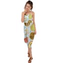 Tropical pattern Waist Tie Cover Up Chiffon Dress View1