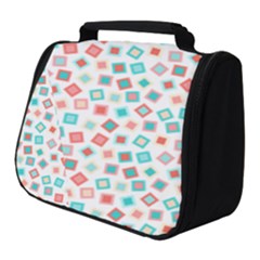 Aqua Coral Full Print Travel Pouch (small) by CuteKingdom