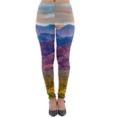 Arid Andean Landscape, La Rioja, Argentina010 Lightweight Velour Leggings by dflcprintsclothing