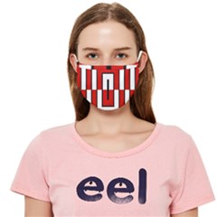 Square Maze Red Cloth Face Mask (adult)