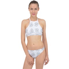 Fallen Leaves Racer Front Bikini Set by goljakoff