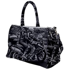 Motorcycle Riders At Highway Duffel Travel Bag by dflcprintsclothing