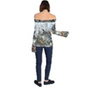 The Spotted Dog - by LaRenard Off Shoulder Long Sleeve Top View2