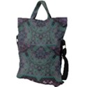 Mandala Corset Fold Over Handle Tote Bag View2