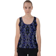 Mandala Cage Velvet Tank Top by MRNStudios