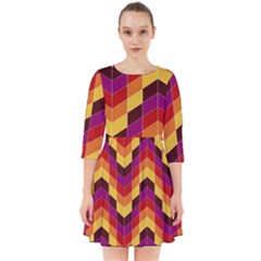 Geometric  Smock Dress by Sobalvarro