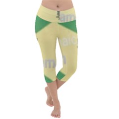 Jamaica, Jamaica  Lightweight Velour Capri Yoga Leggings by Janetaudreywilson