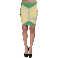 Jamaica, Jamaica  Bodycon Skirt by Janetaudreywilson