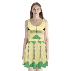 Jamaica, Jamaica  Split Back Mini Dress  by Janetaudreywilson