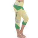 Jamaica, Jamaica  Lightweight Velour Capri Yoga Leggings View3