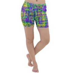 Mosaic Tapestry Lightweight Velour Yoga Shorts by essentialimage