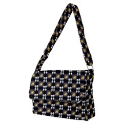 Shiny Skull Full Print Messenger Bag (m) by Sparkle