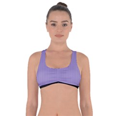 Bougain Villea Purple & Black - Got No Strings Sports Bra by FashionLane