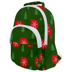 Christmas 001 Rounded Multi Pocket Backpack by MooMoosMumma