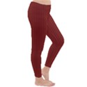 Berry Red & White - Classic Winter Leggings View3