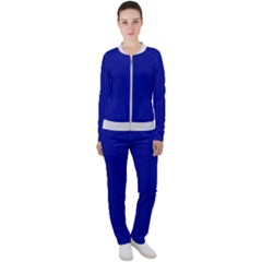 Admiral Blue & White - Casual Jacket And Pants Set by FashionLane