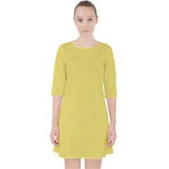 Ceylon Yellow & White - Pocket Dress by FashionLane