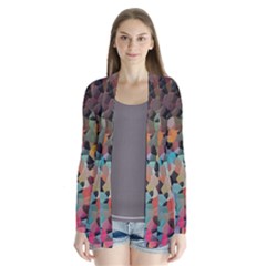 Mosaic Pieces                                                  Drape Collar Cardigan by LalyLauraFLM