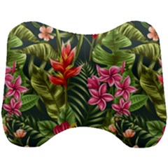 Tropical Flowers Head Support Cushion by goljakoff