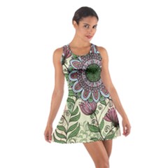 Flower Mandala Cotton Racerback Dress by goljakoff