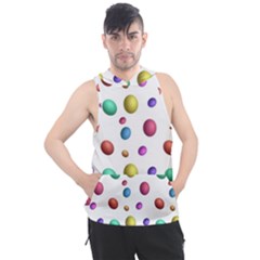 Egg Easter Texture Colorful Men s Sleeveless Hoodie by HermanTelo