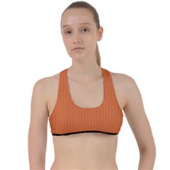 Coral Rose - Criss Cross Racerback Sports Bra by FashionLane