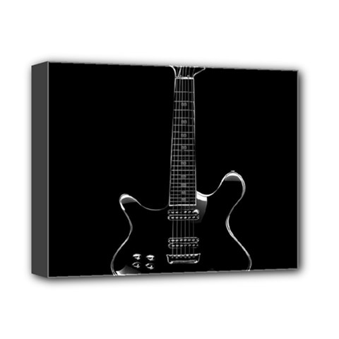 Fractal Guitar Deluxe Canvas 14  X 11  (stretched) by Sparkle