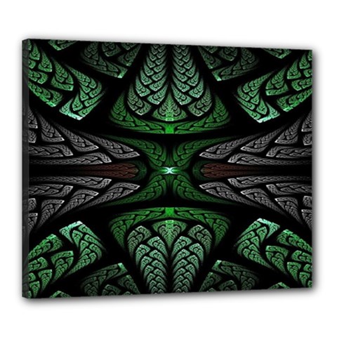 Fractal Illusion Canvas 24  X 20  (stretched) by Sparkle