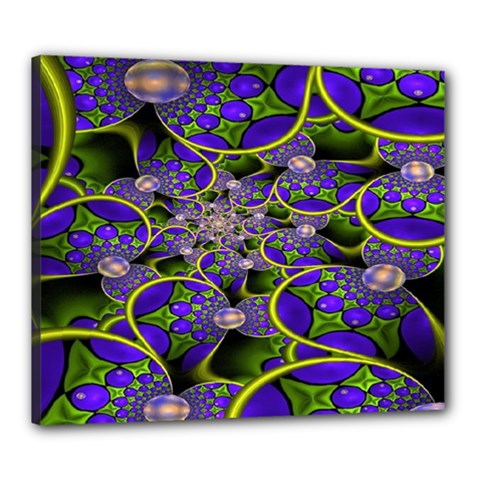 Fractalbubbles Canvas 24  X 20  (stretched) by Sparkle