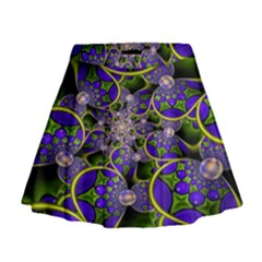 Fractalbubbles Mini Flare Skirt by Sparkle